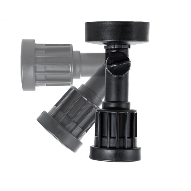 GARDENINI 61548 Επιφανειακό Φωτιστικό Σποτ Κήπου LED 5W 550lm 38° DC 24V IP68 Υψηλής Αντοχής ABS IK06 Φ7 x Υ14.5cm - Μπλε 450nm Dimmable - Μαύρο - Bridgelux Chip - 3 Years Warranty - 4