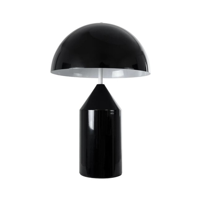 kelvo® URANUS KLV-101-0371 Επιτραπέζιο Φωτιστικό Πορτατίφ για 2 Λάμπες με Ντουί E27 AC 220-240V IP20 - Μαύρο Ματ - Μ35 x Π35 x Υ54cm