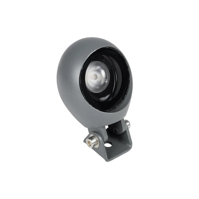  GARDIS GLB-103-0027 Φωτιστικό Σποτ για Φυτά - Δέντρα με Βάση Κήπου / Καρφωτό LED 3W 270lm 24° DC 24V Αδιάβροχο IP65 Θερμό Λευκό 2700K - Sanan SMD Chip - Γκρι Ανθρακί Ματ - Μ4.5 x Π4 x Υ7cm - 3 Χρόνια Εγγύηση