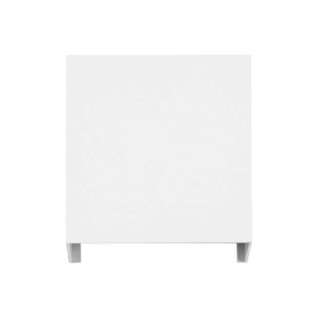 AXIS-S 60560 Φωτιστικό Τοίχου - Απλίκα Αρχιτεκτονικού Φωτισμού Εξωτερικού Χώρου Up & Down LED 10W 1150lm 10 έως 60° AC 220-240V Αδιάβροχο IP65 Μ10 x Π10 x Υ10cm - Θερμό Λευκό 2700K - Λευκό