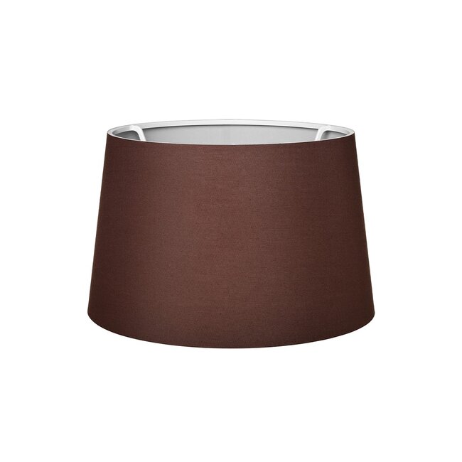 COVER 203-0265 Μοντέρνο Φωτιστικό Καπέλο Καφέ Ύφασμα - Μ38 x Π38 x Υ30cm