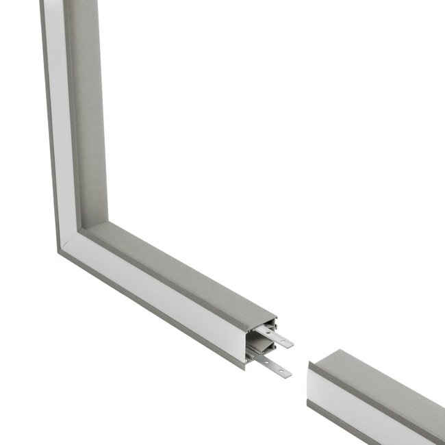 ALP-CORNER-SIDE90 RECESSA 61790 Χωνευτό Προφίλ Αλουμινίου Γωνία με Λευκό Γαλακτερό Πατητό Κάλυμμα για Ταινίες LED IP20 - Γκρι Ανθρακί Ματ - Μ30 x Π3.5 x Υ4cm ALP-CORNER-SIDE90 RECESSA 61790 Χωνευτό Προφίλ Αλουμινίου Γωνία με Λευκό Γαλακτερό Πατητό Κάλυμμα για Ταινίες LED IP20 - Γκρι Ανθρακί Ματ - Μ30 x Π3.5 x Υ4cm