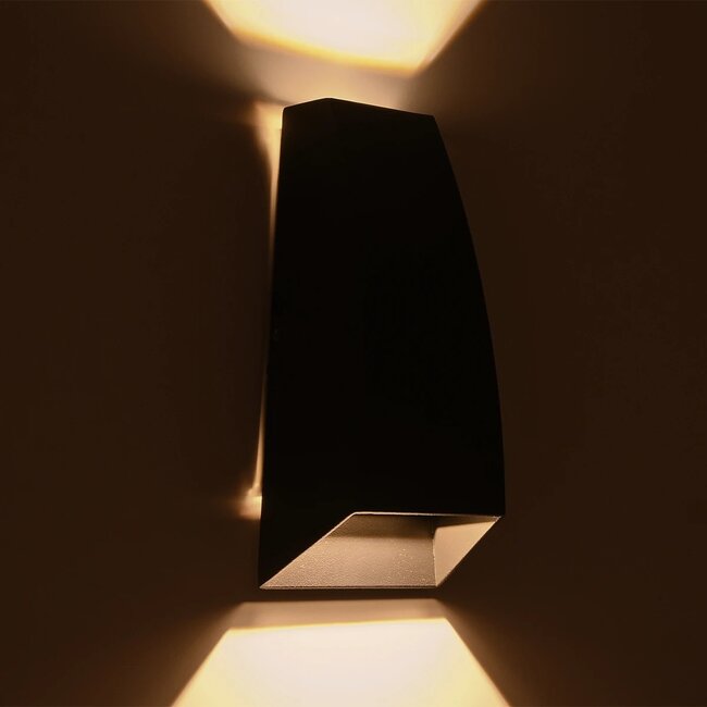 kelvo® FLUX KLV-101-0119 Μοντέρνο Φωτιστικό Τοίχου - Απλίκα LED 6W 750lm 30° AC 220-240V Αδιάβροχο IP65 Θερμό Λευκό 2700K - Bridgelux COB Chip & TÜV SÜD Driver - Μαύρο Ματ - Μ5 x Π8.5 x Υ17cm - 5 Χρόνια Εγγύηση - 12 kelvo® FLUX KLV-101-0119 Μοντέρνο Φωτιστικό Τοίχου - Απλίκα LED 6W 750lm 30° AC 220-240V Αδιάβροχο IP65 Θερμό Λευκό 2700K - Bridgelux COB Chip & TÜV SÜD Driver - Μαύρο Ματ - Μ5 x Π8.5 x Υ17cm - 5 Χρόνια Εγγύηση - 12