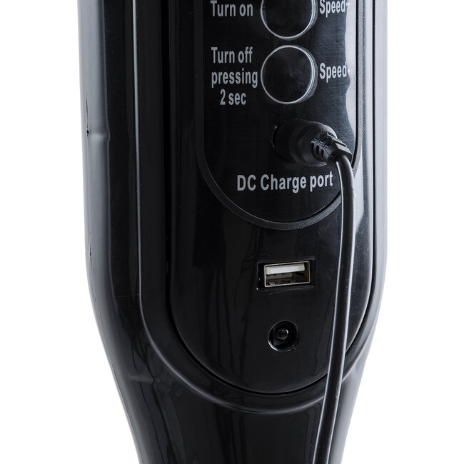 SOLARE-FAN 85358 Solar Fan Αυτόνομος Ηλιακός Επιδαπέδιος Ανεμιστήρας 25W 2 Λειτουργιών Ρεύματος με AC 220-240V ή με Φωτοβολταϊκό Panel 9V 15W & Επαναφορτιζόμενη Μπαταρία Li-ion 7.4V 6000mAh - 12 Ταχύτητες - Ασύρματο Χειριστήριο - Ενσωματωμένο USB 2.0 Charger Συσκευών - IP20 - Μ44 x Π37.5  - 14