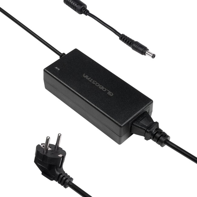 VOLTIX GLB-107-0003 Τροφοδοτικό/Μετασχηματιστής Class II SELV 60W 5A AC 220-240V σε DC 12V IP20 - Μαύρο Ματ - Μ11.5 x Π5 x Υ3.2cm - 3 Χρόνια Εγγύηση - 3