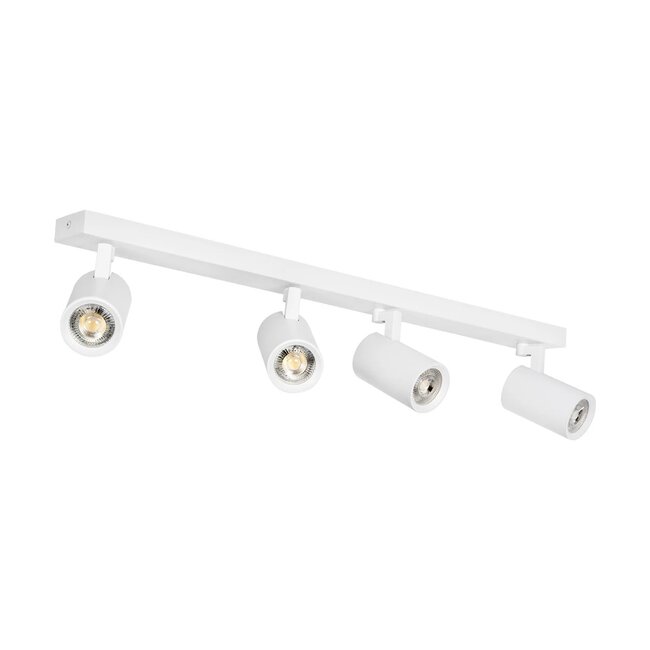 kelvo® SPOTA KLV-101-0141 Μοντέρνο Κινούμενο Φωτιστικό Σποτ Οροφής με Ντουί 4 x GU10 90° AC 220-240V IP20 - Λευκό Ματ - Μ64 x Π6 x Υ14cm - 3 kelvo® SPOTA KLV-101-0141 Μοντέρνο Κινούμενο Φωτιστικό Σποτ Οροφής με Ντουί 4 x GU10 90° AC 220-240V IP20 - Λευκό Ματ - Μ64 x Π6 x Υ14cm - 3