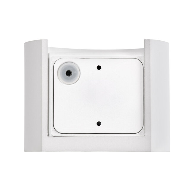 AXIS-R 60638 Φωτιστικό Τοίχου - Απλίκα Αρχιτεκτονικού Φωτισμού Εσωτερικού/Εξωτερικού Χώρου Up & Down LED 10W 1200lm 10 έως 60° AC 220-240V Αδιάβροχο IP65 Μ10 x Π10 x Υ10cm - Φυσικό Λευκό 4500K - Λευκό - Bridgelux Chip - 3 Years Warranty - 5