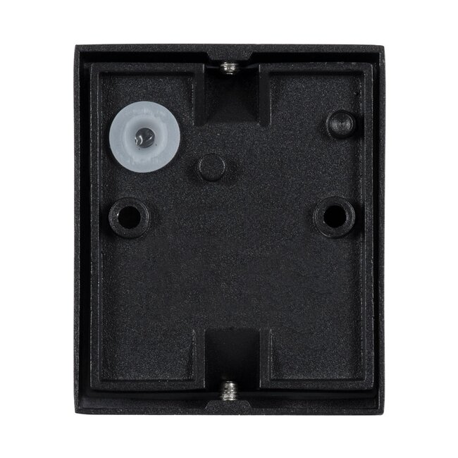kelvo® BURANO KLV-101-0018 Φωτιστικό Τοίχου / Απλίκα για Λάμπα MR16 με Ντουί GU10 AC 220-240V Αδιάβροχο IP65 - Μαύρο Ματ - Μ8 x Π8 x Υ7cm - 8