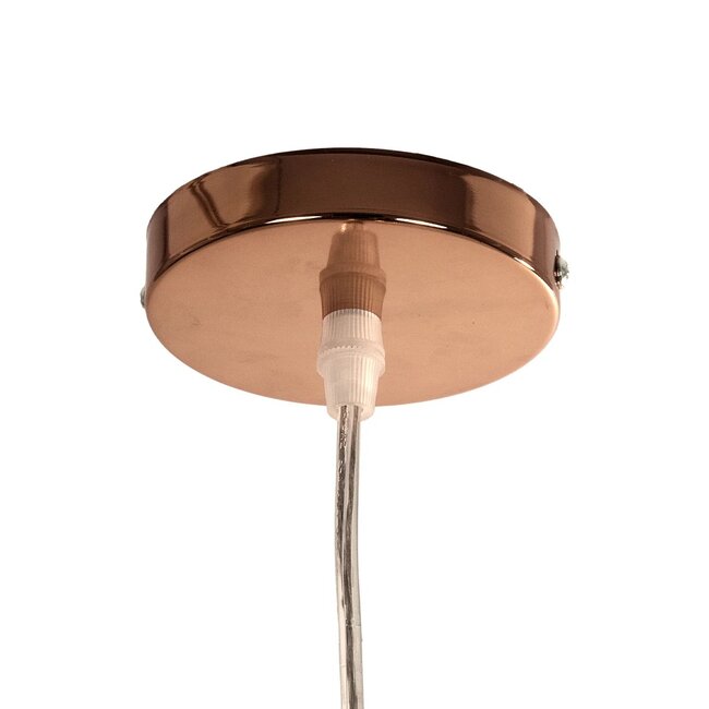 CRISTIN 999-0038 Μοντέρνο Κρεμαστό Φωτιστικό Οροφής με Ντουί 1 x G4 AC 220-240V IP20 - Χάλκινο - Μ18 x Π18 x Υ13cm - 9