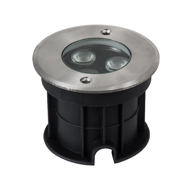 UNDERGROUND-FANI S-90981 Χωνευτό Φωτιστικό Σποτ Δαπέδου LED 12W 1020lm 60° DC 24V Αδιάβροχο IP68 Φ10 x Υ7.5cm RGBW DMX512 - Ανοξείδωτο Ατσάλι - 8