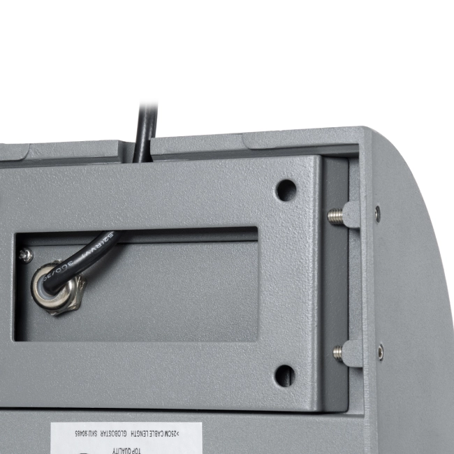 FLOOD-DENA 90487 Επιτοίχιος Προβολέας Wall Washer για Φωτισμό Κτιρίων - Απλίκα & Δαπέδου LED 30W 2700lm 5° DC 24V Αδιάβροχο IP67 Μ18.5 x Π13 x Υ12cm Θερμό Λευκό 2700K - Γκρι Ανθρακί - 3 Years Warranty - 9