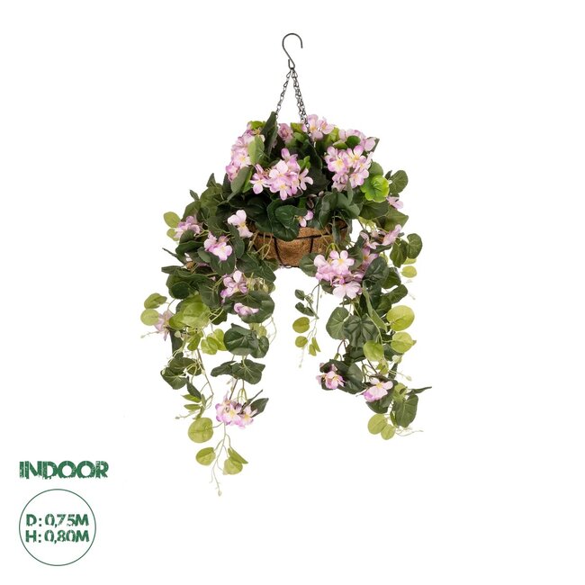 Artificial Garden BEGONIA HANGING PLANT 20639 Τεχνητό Κρεμαστό Διακοσμητικό Φυτό Βιγόνια Π75 x Μ75 x Y80cm Artificial Garden BEGONIA HANGING PLANT 20639 Τεχνητό Κρεμαστό Διακοσμητικό Φυτό Βιγόνια Π75 x Μ75 x Y80cm