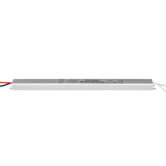 LUMISLIM 73013 Τροφοδοτικό/Μετασχηματιστής PELV 60W 2.5A DC 24V IP20 - AC 220-240V σε DC 24V - Μ31 x Π1.8 x Υ1.8cm - 3 Χρόνια Εγγύηση - 3
