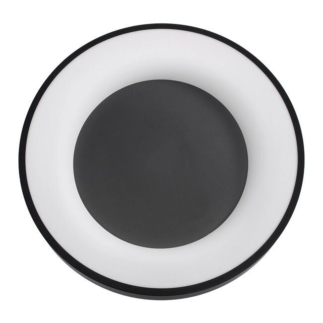 kelvo® SALEM KLV-101-0277 Φωτιστικό Οροφής LED 75W 7500lm 120° AC 220-240V IP20 Ρυθμιζόμενο Λευκό CCT με Χειριστήριο από 2700K έως 6000K Dimmable - Lumileds SMD Chip - Μαύρο Ματ - Μ45 x Π45 x Υ8.5cm - 3 Χρόνια Εγγύηση - 6