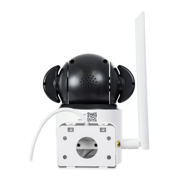 86076 Επιτοίχια Κάμερα Πρίζας WiFi HD 1080P 350° Διπλή Κατέυθυνση Ομιλίας & Ανιχνευτή Κίνησης - Απομακρυσμένος Έλεγχος - Αδιάβροχη IP65 - Λευκό Μαύρο - Μ15 x Π14.5 x Y15cm - 6