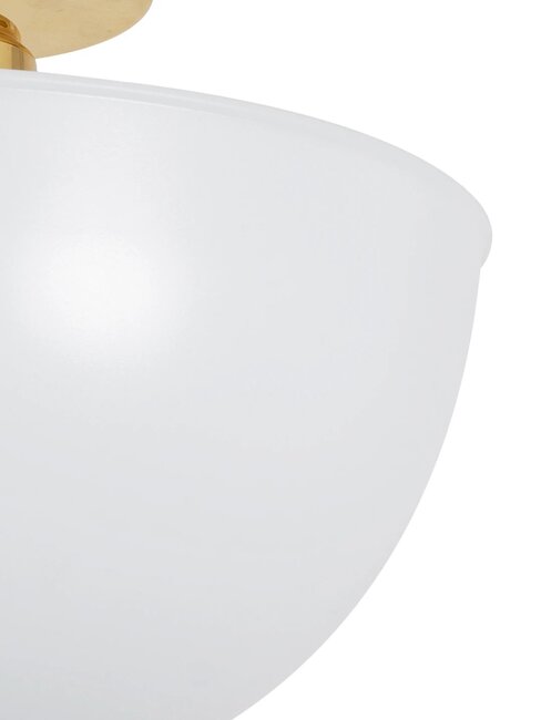 MEDUSA 203-0308 Μοντέρνο Φωτιστικό Οροφής με Ντουί 1 x E27 AC 220-240V IP20 -Μπεζ - Χρυσό - Μ25 x Π25 x 23cm - 5