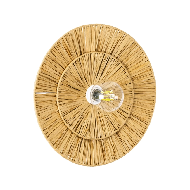 COLOMBO 02284 Boho Φωτιστικό Τοίχου - Απλίκα με Ντουί 1 x E27 AC 220-240V IP20 - Μπεζ - Μ40 x Π40 x Υ9cm COLOMBO 02284 Boho Φωτιστικό Τοίχου - Απλίκα με Ντουί 1 x E27 AC 220-240V IP20 - Μπεζ - Μ40 x Π40 x Υ9cm