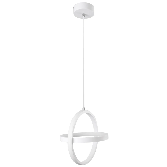 ALICE 61056 Μοντέρνο Κρεμαστό Φωτιστικό Οροφής LED 20W 2400lm 300° AC 220-240V IP20 Ρυθμιζόμενο Λευκό CCT με On/Off 2700K/4500K/6000K - Lumileds SMD Chip - Λευκό Ματ - Μ25 x Π22 x Υ25cm - 3 Χρόνια Εγγύηση - 5