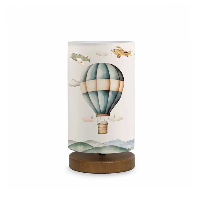 BALLON 204-0145 Παιδικό Eπιτραπέζιο Φωτιστικό Φιγούρα Μονόφωτο 1 x E27 IP20 Πολύχρωμο Ύφασμα - Μ15 x Π15 x Υ30cm