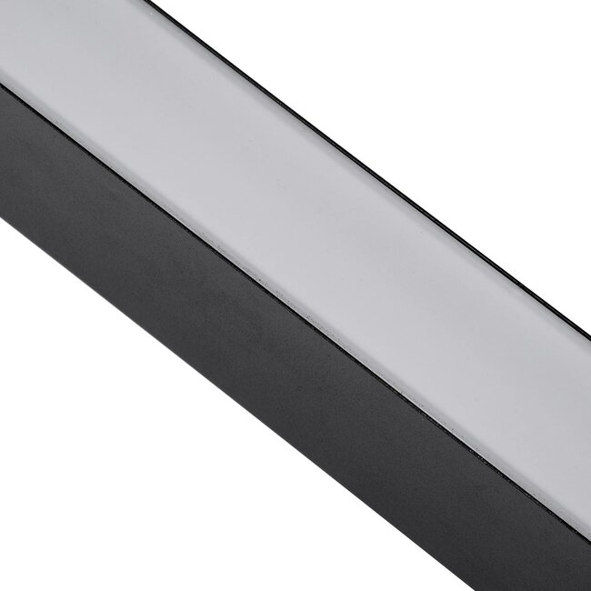 kelvo® ORION KLV-101-0362-V2 Γραμμικό Φωτιστικό Οροφής LED 72W 7200lm 120° AC 220-240V IP20 Ρυθμιζόμενο Λευκό CCT με Χειριστήριο από 2700K έως 6000K Dimmable - Lumileds SMD Chip - Μαύρο Ματ - Μ120 x Π5 x Υ7.5cm - 3 Χρόνια Εγγύηση - 9