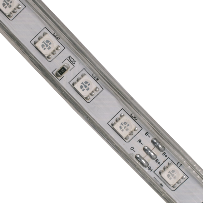 70507 Slim Ταινία Μονής Σειράς Epistar LED SMD 5050 1m 12W/m 60LED/m 1572lm/m 120° DC 230V Αδιάβροχη IP68 RGB Dimmable - 4