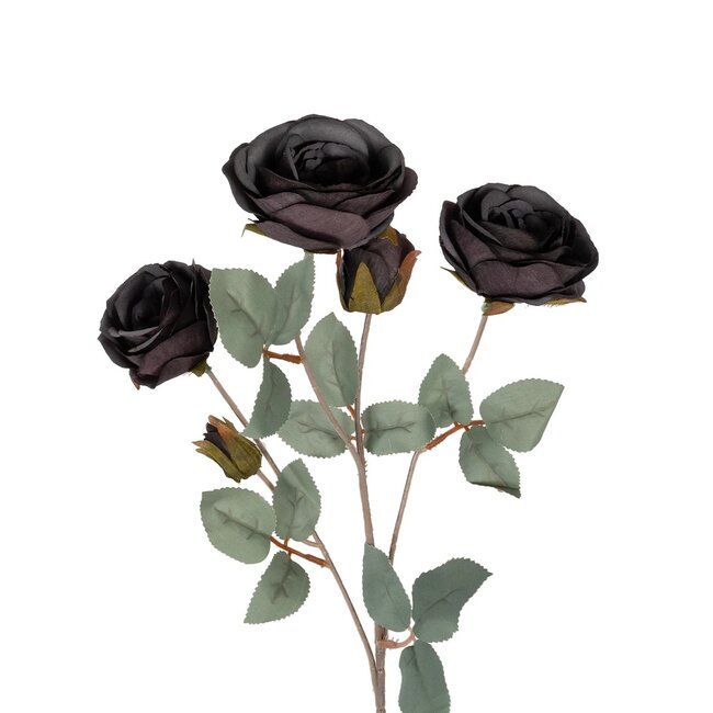 Artificial Garden PURPLE BRANCH 21301 Τεχνητό Διακοσμητικό Κλαδί Τριαντάφυλλα Μωβ Y60cm