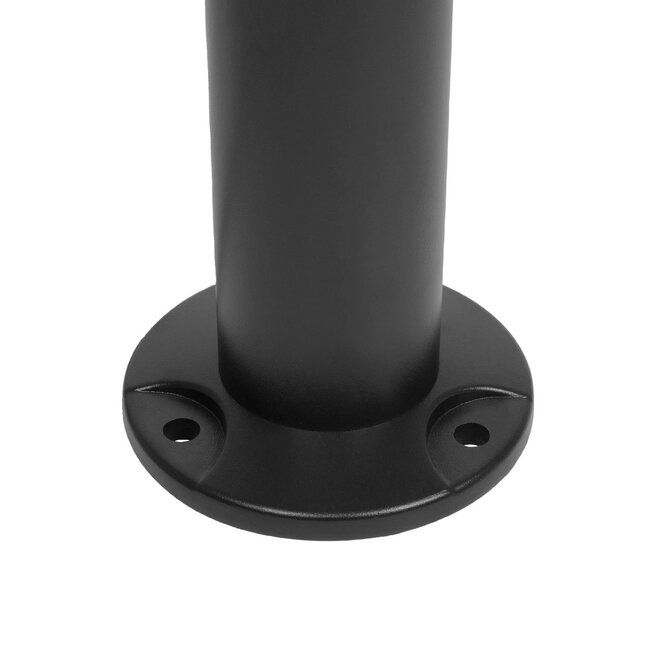 STEM GLB-103-0012 Φωτιστικό Κολωνάκι Κήπου LED 12W 1080lm 60° AC 220-240V Αδιάβροχο IP65 Θερμό Λευκό 2700K - Sanan SMD Chip - Μαύρο Ματ - Μ12 x Π18 x Υ60cm - 3 Χρόνια Εγγύηση - 11