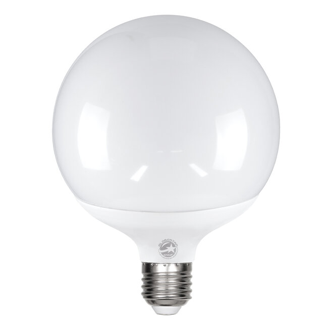 BUBBLE 60043 Λάμπα E27 G125 LED 20W 1940lm 260° AC 220-240V IP20 Φυσικό Λευκό 4500K - Lumileds SMD Chip - Λευκό Γαλακτερό - Μ12.5 x Π12.5 x Υ16cm - 3 Χρόνια Εγγύηση - 2
