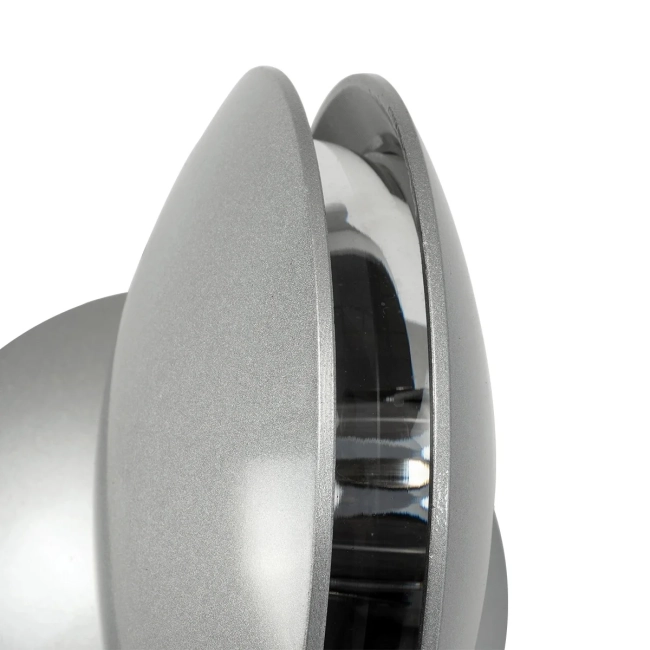  SEPTUM 93067 Μοντέρνο Φωτιστικό Τοίχου - Απλίκα LED 9W 1150lm 1° AC 220-240V IP44 Μπλε - CREE XPE Chip & TÜV SÜD Driver - Γκρι Ανθρακί Ματ - Μ12 x Π11 x Υ17cm - 5 Χρόνια Εγγύηση - 6