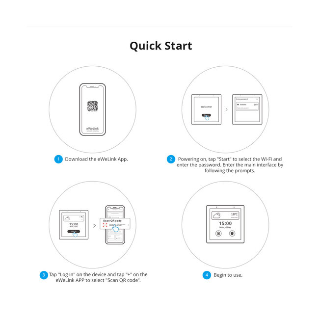 80095 SONOFF NSPanel86PW Wi-Fi & Zigbee 3.0 Smart Scene Wall Switch (86/EU Type) - AC 100-240V - Integrated HMI Touch Panel - Smart Controller & Gateway for All Smart Devises - 29