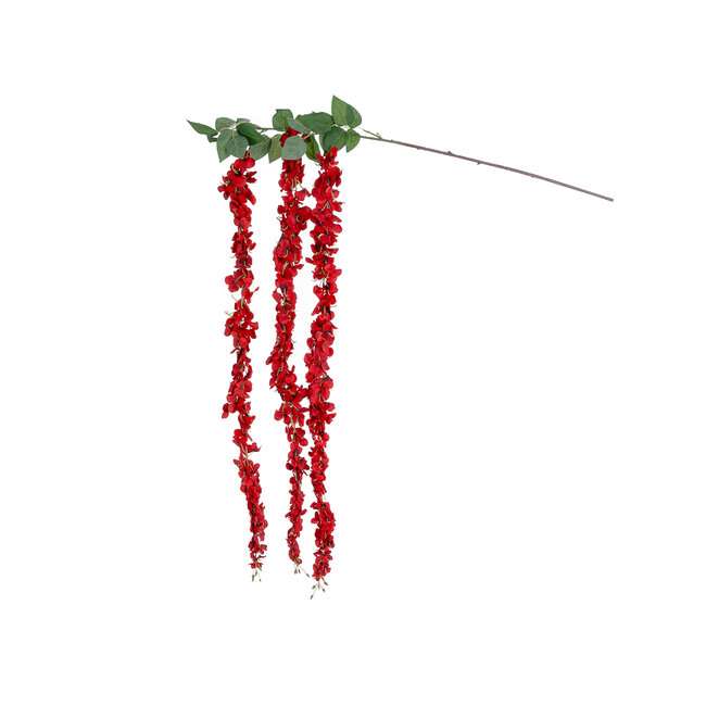 Artificial Garden RED WISTERIA FLOWER BRANCH 21519 Τεχνητό Διακοσμητικό κλαδί Βιστέρια Κόκκινο Φ45 x Υ120cm Artificial Garden RED WISTERIA FLOWER BRANCH 21519 Τεχνητό Διακοσμητικό κλαδί Βιστέρια Κόκκινο Φ45 x Υ120cm