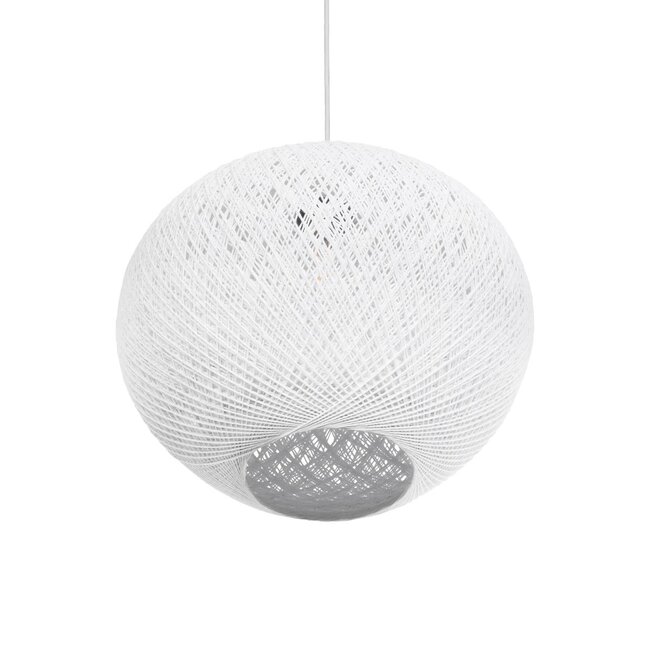 SOLEI 205-0007 Boho Κρεμαστό Φωτιστικό Οροφής με Ντουί 1 x E27 AC 220-240V IP20 - Λευκό - M40 x Π40 x Υ45cm - 6
