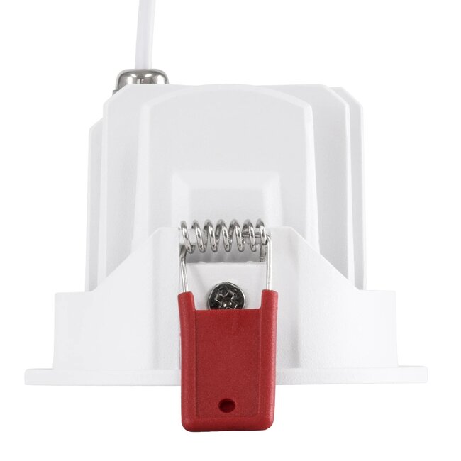 kelvo® LEO KLV-101-0312 Χωνευτό Κινούμενο Φωτιστικό Downlight Σποτ με Honeycomb Anti-Glare Reflector LED 10W 1250lm 38° AC 220-240V IP20 Θερμό Λευκό 2700K - Bridgelux COB Chip & TÜV SÜD Driver - Λευκό & Μαύρο Ματ - Μ8.5 x Π8.5 x Υ6.6cm / Q7.5cm - 5 Χρόνια Εγγύηση - 3