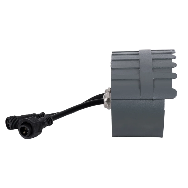 TREELIGHT-KINA 90231 Κυρτή Μπάρα Φωτισμού Wall Washer με Αντιθαμβωτική Γρίλια Ειδική για Φυτά - Δέντρα LED 18W 1530lm 15° DC 24V Αδιάβροχο IP65 L24.5 x W7 x H8cm Αρχιτεκτονικό Πορτοκαλί 2200K - Γκρι Ανθρακί - 3 Years Warranty - 5