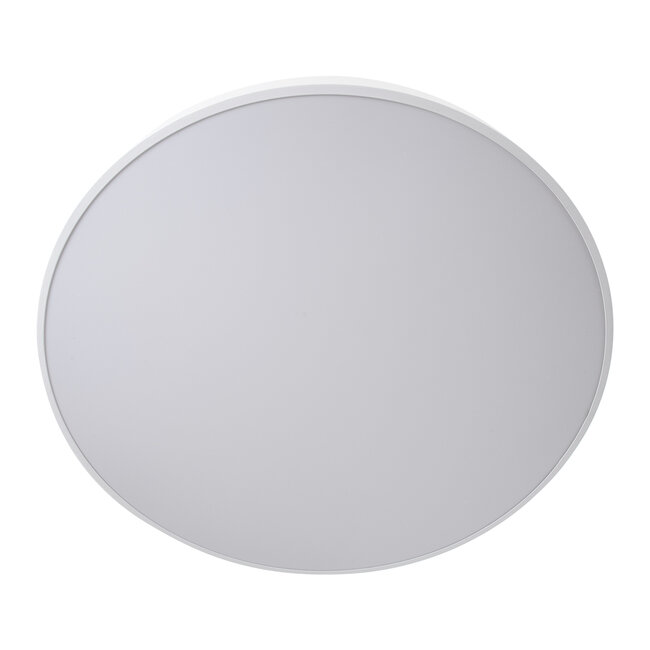 BURTON 61205-S Πλαφονιέρα Οροφής LED CCT 100W 11020lm 120° AC 220-240V - Εναλλαγή Φωτισμού μέσω Τηλεχειριστηρίου All In One Ψυχρό 6000k+Φυσικό 4500k+Θερμό 2700k Dimmable Φ80cm - Λευκό - 3