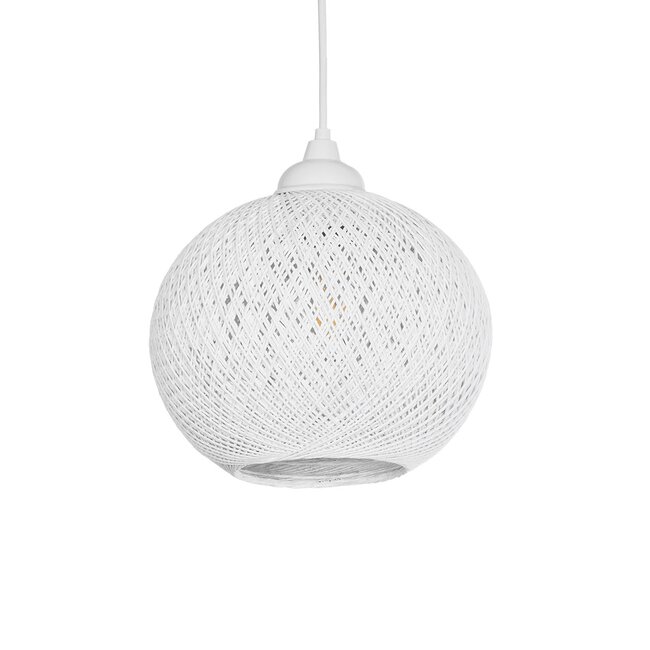 SOLEI 205-0009 Boho Κρεμαστό Φωτιστικό Οροφής με Ντουί 1 x E27 AC 220-240V IP20 - Λευκό - M20 x Π20 x Υ25cm - 2 SOLEI 205-0009 Boho Κρεμαστό Φωτιστικό Οροφής με Ντουί 1 x E27 AC 220-240V IP20 - Λευκό - M20 x Π20 x Υ25cm - 2