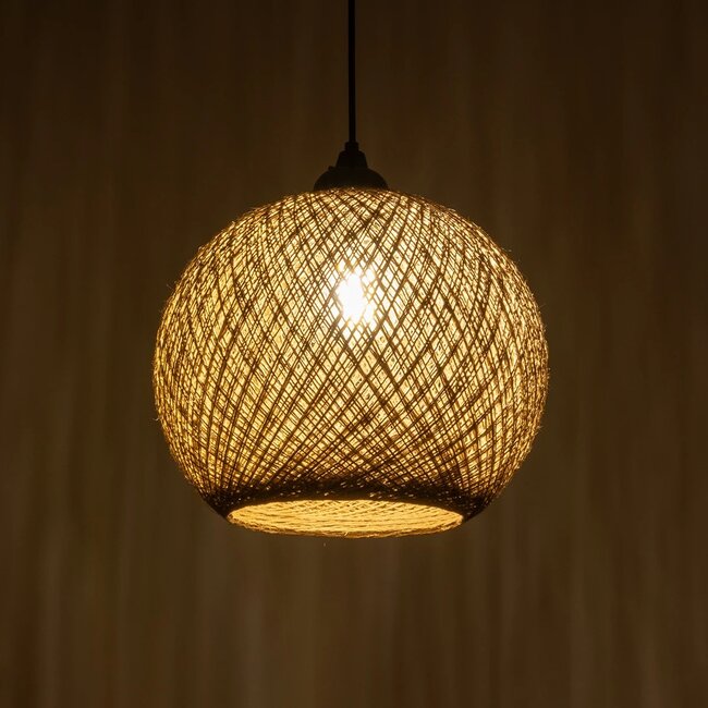 SOLEI 205-0002 Boho Κρεμαστό Φωτιστικό Οροφής με Ντουί 1 x E27 AC 220-240V IP20 - Μπεζ - M30 x Π30 x Υ35cm - 3 SOLEI 205-0002 Boho Κρεμαστό Φωτιστικό Οροφής με Ντουί 1 x E27 AC 220-240V IP20 - Μπεζ - M30 x Π30 x Υ35cm - 3
