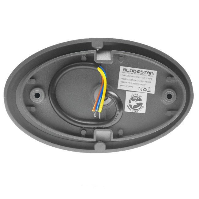 LED Φωτιστικό Τοίχου Αρχιτεκτονικού Φωτισμού Up Down Γκρι IP65 10 Watt CREE Θερμό Λευκό  93069 - 4