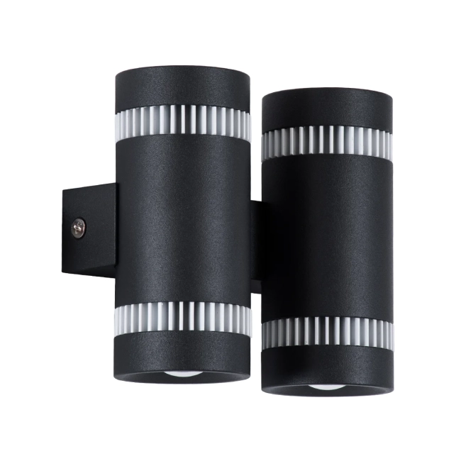  CANNONAL 60580 Μοντέρνο Φωτιστικό Τοίχου - Απλίκα LED 20W 2300lm 30° AC 220-240V IP20 Θερμό Λευκό 2700K - Bridgelux COB Chip & TÜV SÜD Driver - Μαύρο Ματ & Λευκό Ματ - Μ12 x Π6.5 x Υ11cm - 3 Χρόνια Εγγύηση
