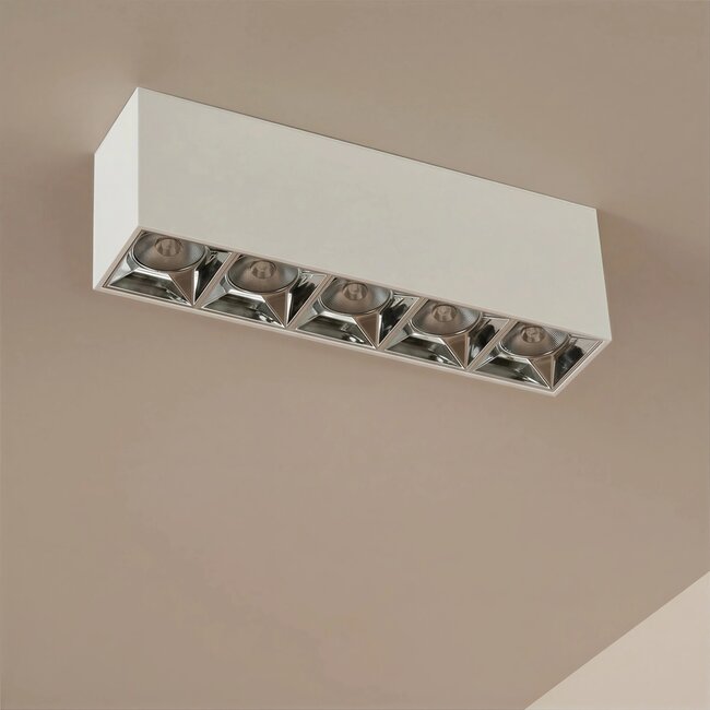 kelvo® LUMINAR KLV-101-0334 Φωτιστικό Downlight Σποτ LED 20W 2800lm 36° AC 220-240V IP20 Φυσικό Λευκό 4500K - Osram SMD Chip & TÜV SÜD Driver - Λευκό Ματ - Μ19.5 x Π4.2 x Υ6.6cm - 5 Χρόνια Εγγύηση - 2