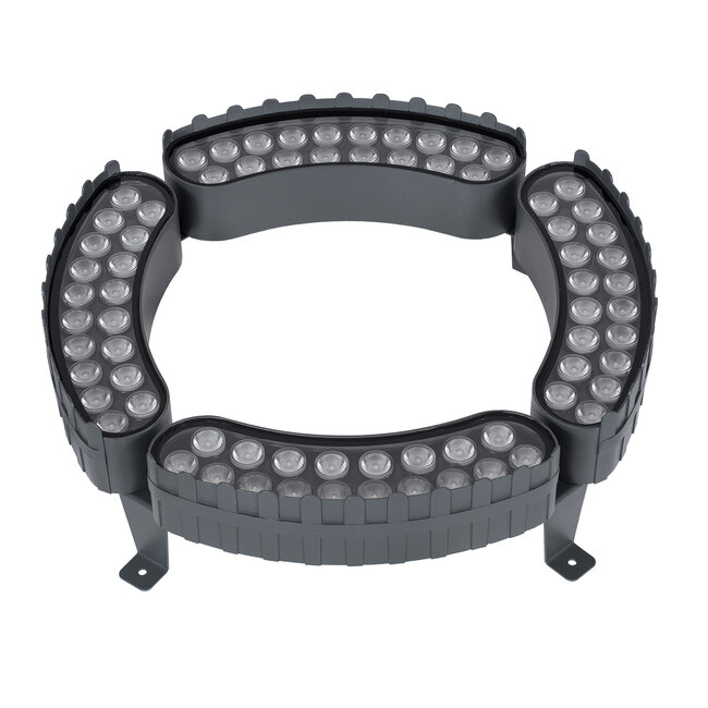 TREELIGHT-KINA 90231 Κυρτή Μπάρα Φωτισμού Wall Washer με Αντιθαμβωτική Γρίλια Ειδική για Φυτά - Δέντρα LED 18W 1530lm 15° DC 24V Αδιάβροχο IP65 L24.5 x W7 x H8cm Αρχιτεκτονικό Πορτοκαλί 2200K - Γκρι Ανθρακί - 3 Years Warranty - 8