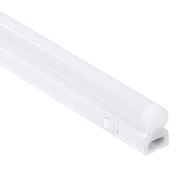 TUBO 60789 Γραμμικό Φωτιστικό Οροφής Linear LED Τύπου T5 Επεκτεινόμενο 9W 864lm 180° AC 220-240V IP20 Πάγκου Κουζίνας με Διακόπτη On/Off Μ60 x Π2.2 x Υ3.5cm Θερμό Λευκό 2700K - Λευκό - 3 Years Warranty