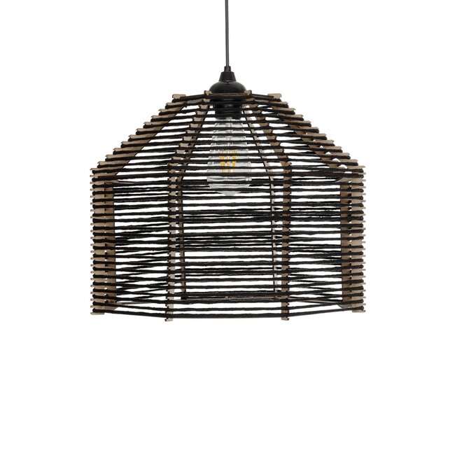 VORK 205-0027 Boho Κρεμαστό Φωτιστικό Οροφής με Ντουί 1 x E27 AC 220-240V IP20 - Μαύρο - M40 x Π40 x Υ36cm - 5 VORK 205-0027 Boho Κρεμαστό Φωτιστικό Οροφής με Ντουί 1 x E27 AC 220-240V IP20 - Μαύρο - M40 x Π40 x Υ36cm - 5