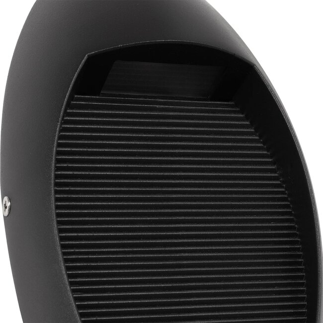 kelvo® STEPART KLV-101-0101 Μοντέρνο Φωτιστικό Σκαλοπατιού - Διαδρόμου LED 3W 375lm 45° AC 220-240V Αδιάβροχο IP65 Θερμό Λευκό 2700K - Lumileds SMD Chip & TÜV SÜD Driver - Μαύρο Ματ - Μ13 x Π5.5 x Υ26cm - 5 Χρόνια Εγγύηση - 6