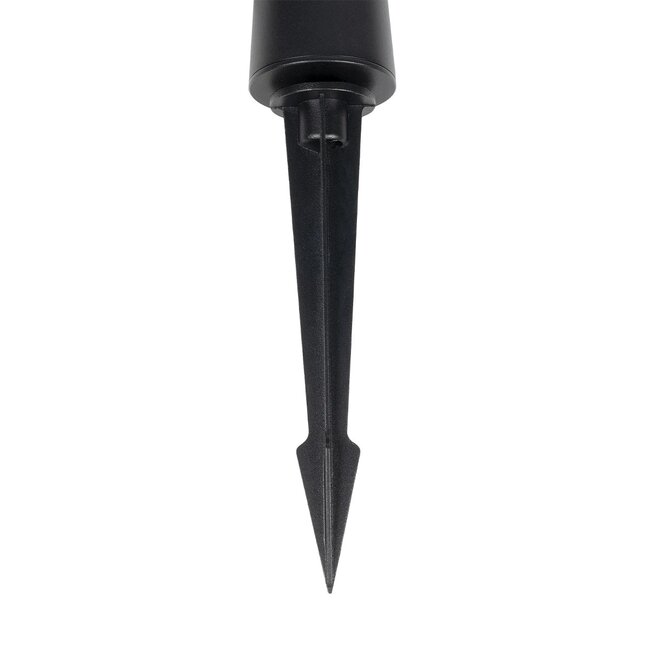 EDGE GLB-103-0011 Φωτιστικό Κολωνάκι Κήπου με Καρφωτή Βάση LED 3W 270lm 60° DC 24V Αδιάβροχο IP65 Θερμό Λευκό 2700K - Sanan SMD Chip - Μαύρο Ματ - Μ6 x Π6 x Υ45cm - 3 Χρόνια Εγγύηση - 10