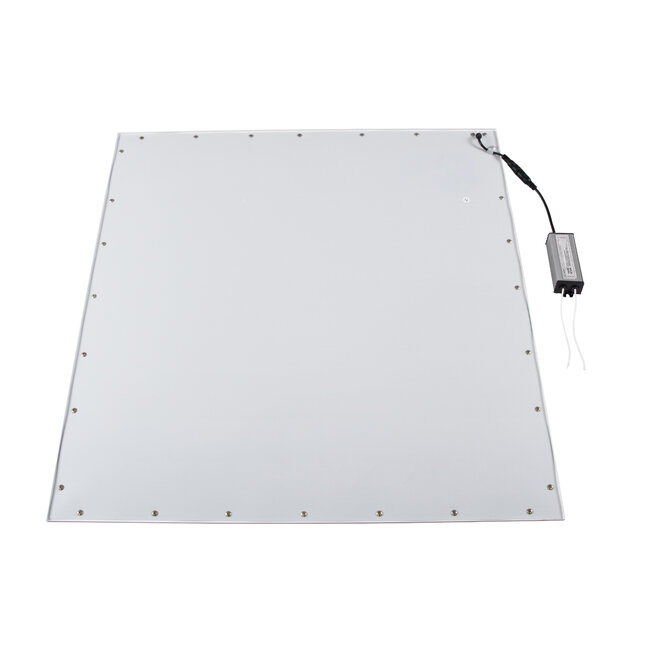 60208 Χωνευτό LED Panel Milky Super Slim 60x60cm 40W 3600lm 120° CRI≥80Ra UGR<19 AC 220-240V IP20 Μ60 x Π60 x Υ1.5cm - Θερμό Λευκό 2700K - 7