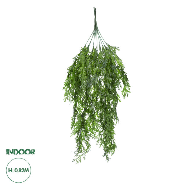 Artificial Garden THUJA HANGING BRANCH 20616 Τεχνητό Κρεμαστό Διακοσμητικό Κρεμαστό κλαδί Τούγιας  Y82cm Σετ 2 τεμαχίων Artificial Garden THUJA HANGING BRANCH 20616 Τεχνητό Κρεμαστό Διακοσμητικό Κρεμαστό κλαδί Τούγιας  Y82cm Σετ 2 τεμαχίων