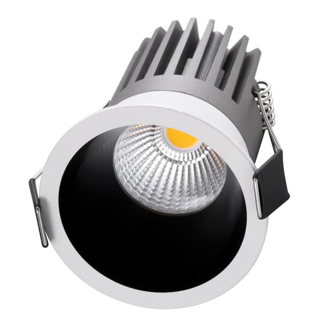 MICRO-B 60240 Χωνευτό LED Spot Downlight TrimLess Φ6cm 7W 910lm 38° AC 220-240V IP20 Φ6 x Υ7.8cm - Στρόγγυλο - Λευκό με Μαύρο Κάτοπτρο - Φυσικό Λευκό 4500K - Bridgelux COB - 5 Years Warranty MICRO-B 60240 Χωνευτό LED Spot Downlight TrimLess Φ6cm 7W 910lm 38° AC 220-240V IP20 Φ6 x Υ7.8cm - Στρόγγυλο - Λευκό με Μαύρο Κάτοπτρο - Φυσικό Λευκό 4500K - Bridgelux COB - 5 Years Warranty