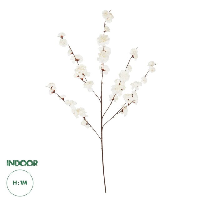 Artificial Garden WHITE GUAXIA FLOWER BRANCH 21456 Τεχνητό Διακοσμητικό Κλαδί Λευκή Γκουάβα Y100cm