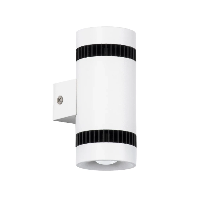  CANNONAL 60575 Μοντέρνο Φωτιστικό Τοίχου - Απλίκα LED 10W 1150lm 30° AC 220-240V IP20 Θερμό Λευκό 2700K - Bridgelux COB Chip & TÜV SÜD Driver - Μαύρο Ματ & Λευκό Ματ - Μ5 x Π6.5 x Υ11cm - 3 Χρόνια Εγγύηση